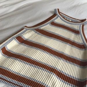 Striped Madewell Sweater Tank